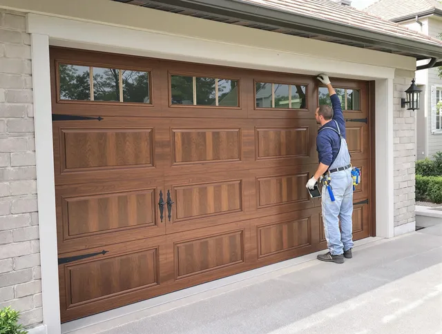 Custom garage door showcase by Mansfield Garage Door Repair in Mansfield