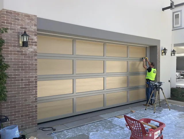 Garage door replacement service by Mansfield Garage Door Repair in Mansfield
