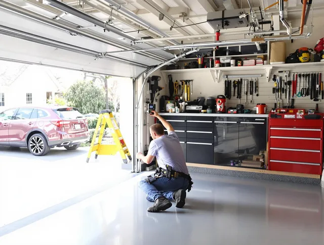 Local garage door repair service by Mansfield Garage Door Repair in Mansfield