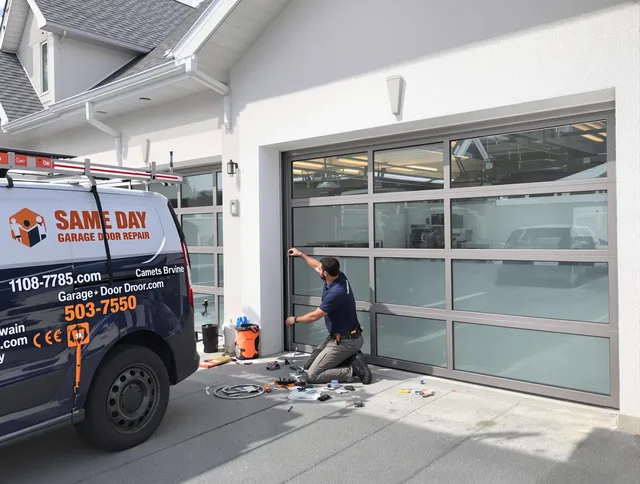 Same-day garage door repair service by Mansfield Garage Door Repair in Mansfield